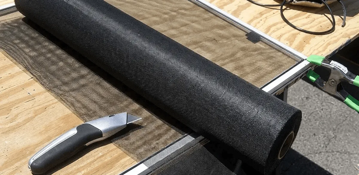 Window screen replacement materials and tools for screen repair in San Diego, CA
